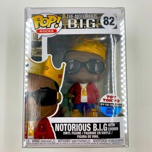 Funko Pop! Rocks The Notorious B.I.G w/ Crown Toy Tokyo NYCC Limited Edition #82